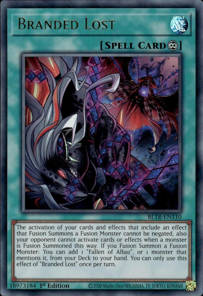 Branded Lost BLTR-EN110 (Battles of Legend: Terminal Revenge)  - 1st Edition