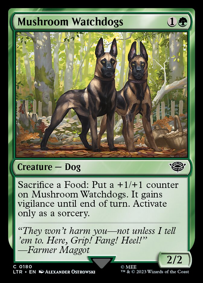 Mushroom Watchdogs 180 (Universes Beyond: The Lord of the Rings: Tales of Middle-earth) 
