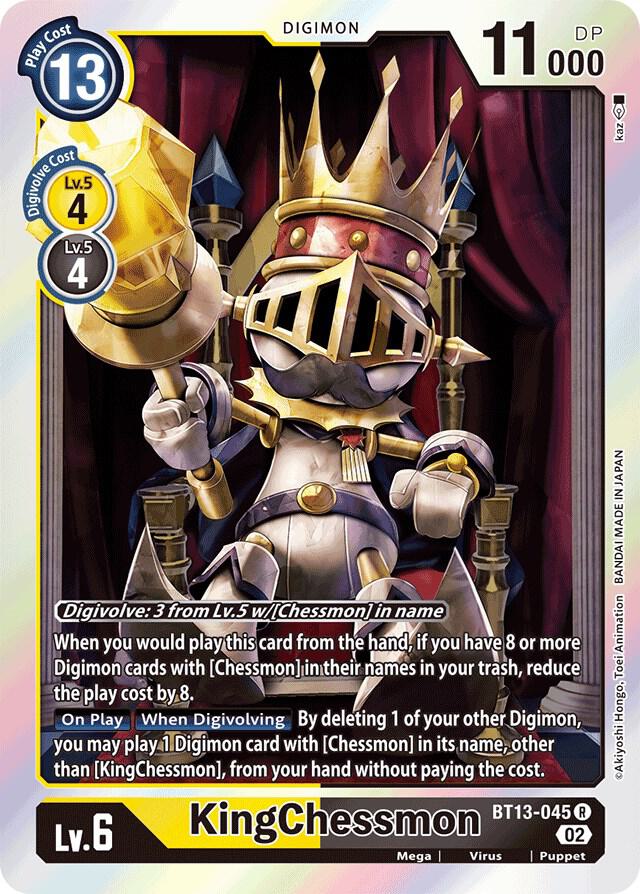 KingChessmon BT13-045 R (Versus Royal Knights)  - Foil