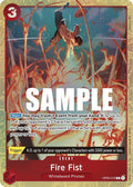 Fire Fist OP03-018 (Pillars of Strength)  - Alternate Art Foil