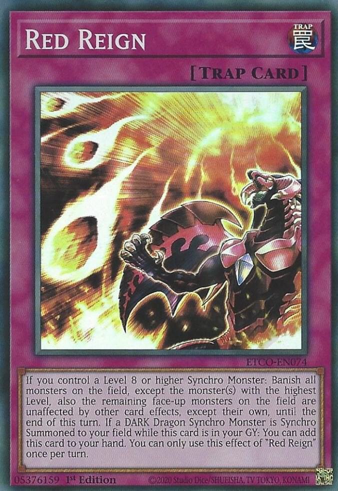 Red Reign ETCO-EN074 (Eternity Code)  - 1st Edition