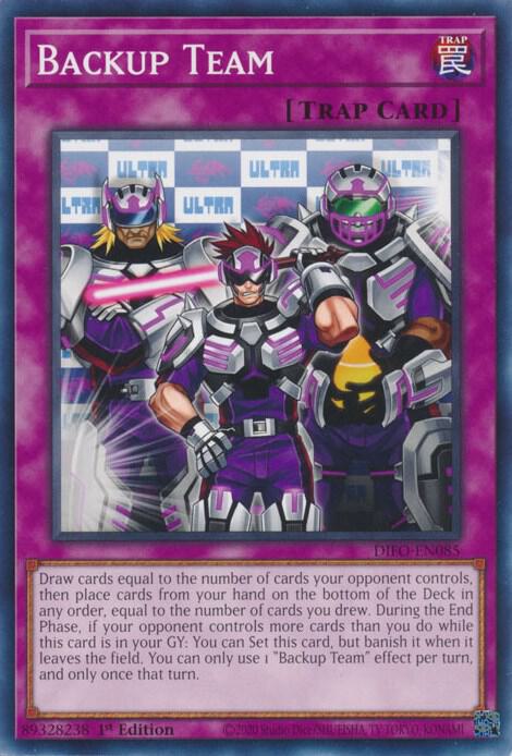 Backup Team DIFO-EN085 (Dimension Force)  - 1st Edition