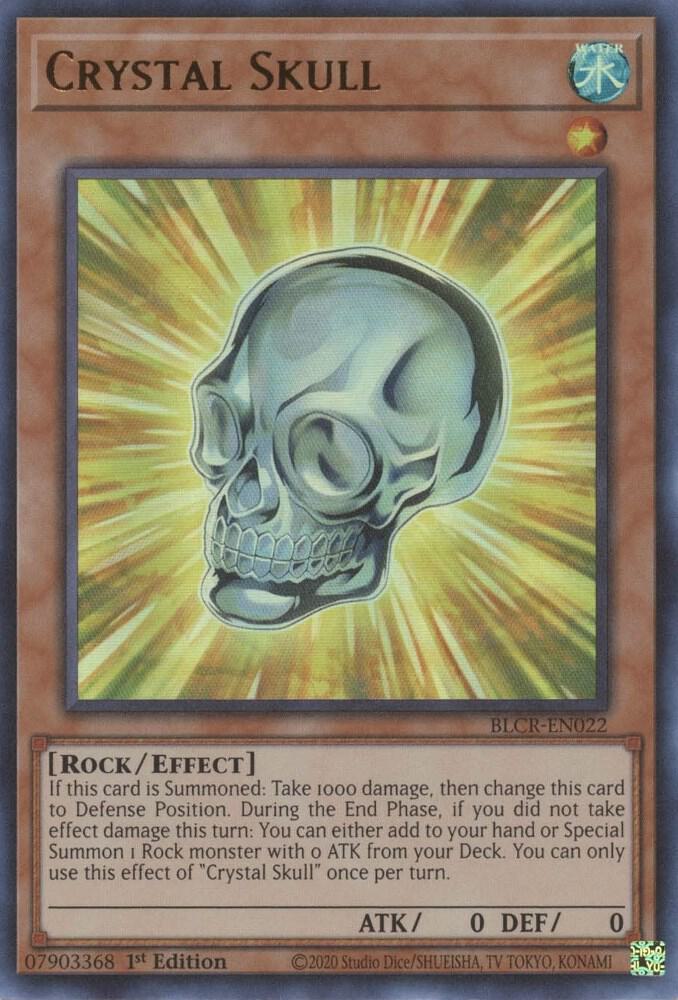 Crystal Skull BLCR-EN022 (Battles of Legend: Crystal Revenge)  - 1st Edition