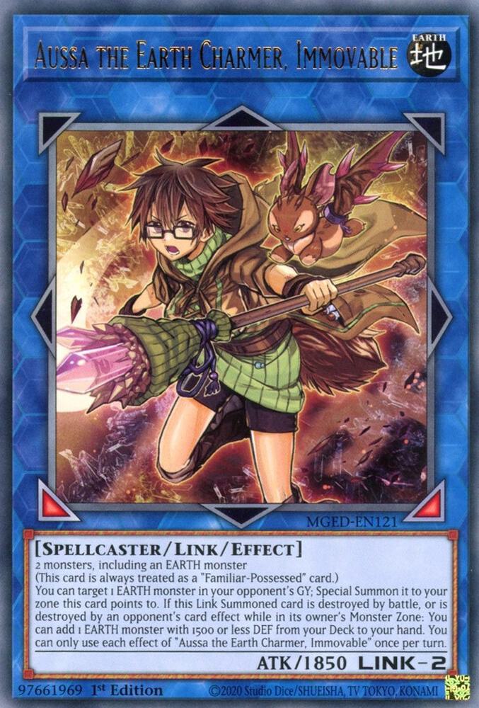 Aussa the Earth Charmer Immovable MGED-EN121 (Maximum Gold: El Dorado)  - 1st Edition