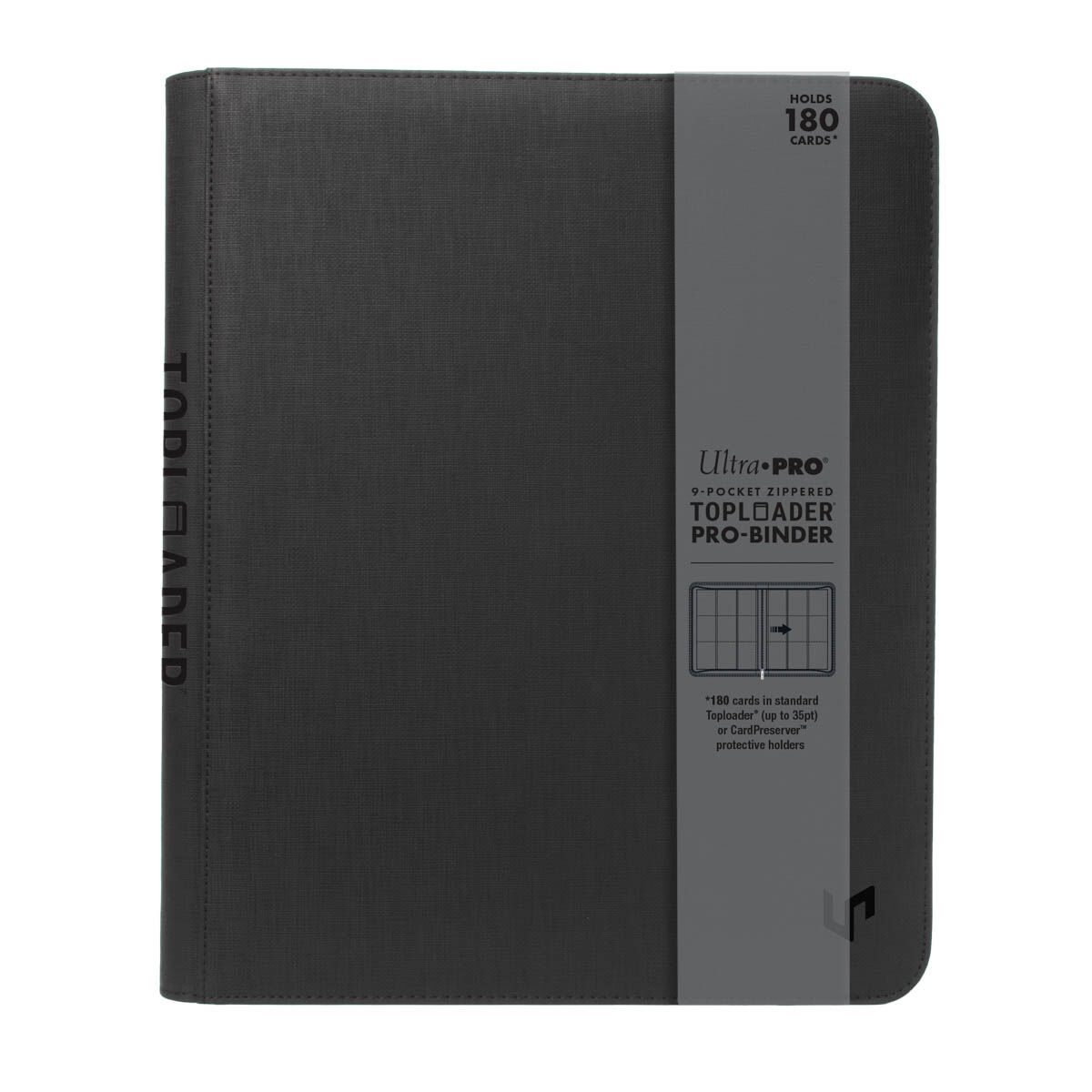 Ultra Pro: 9-Pocket Zippered Toploader Premium PRO-Binder