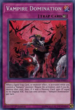 Vampire Domination (DASA-EN011) - Secret Rare - Unlimited - Dark Saviors