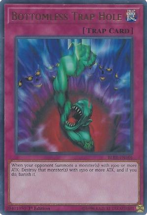 Bottomless Trap Hole (BLRR-EN101) - Ultra Rare - 1st Edition - Battles of Legend: Relentless Revenge