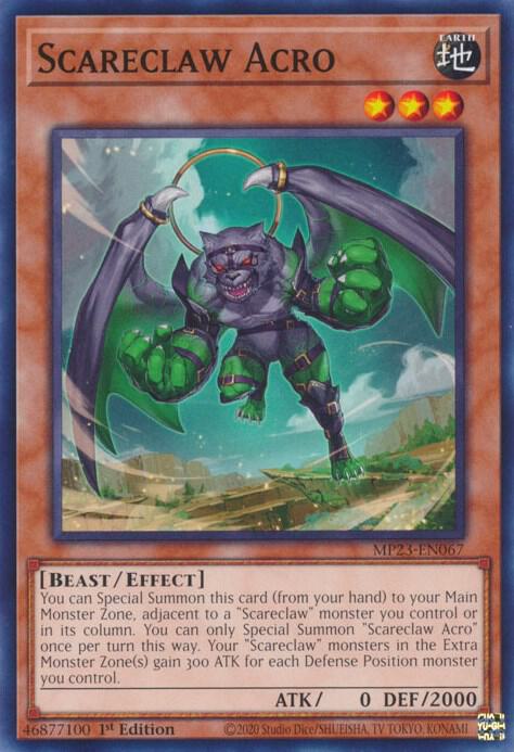 Scareclaw Acro MP23-EN067 (25th Anniversary Tin: Dueling Heroes Mega Pack)  - 1st Edition