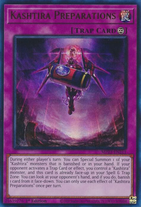 Kashtira Preparations MP23-EN211 (25th Anniversary Tin: Dueling Heroes Mega Pack)  - 1st Edition
