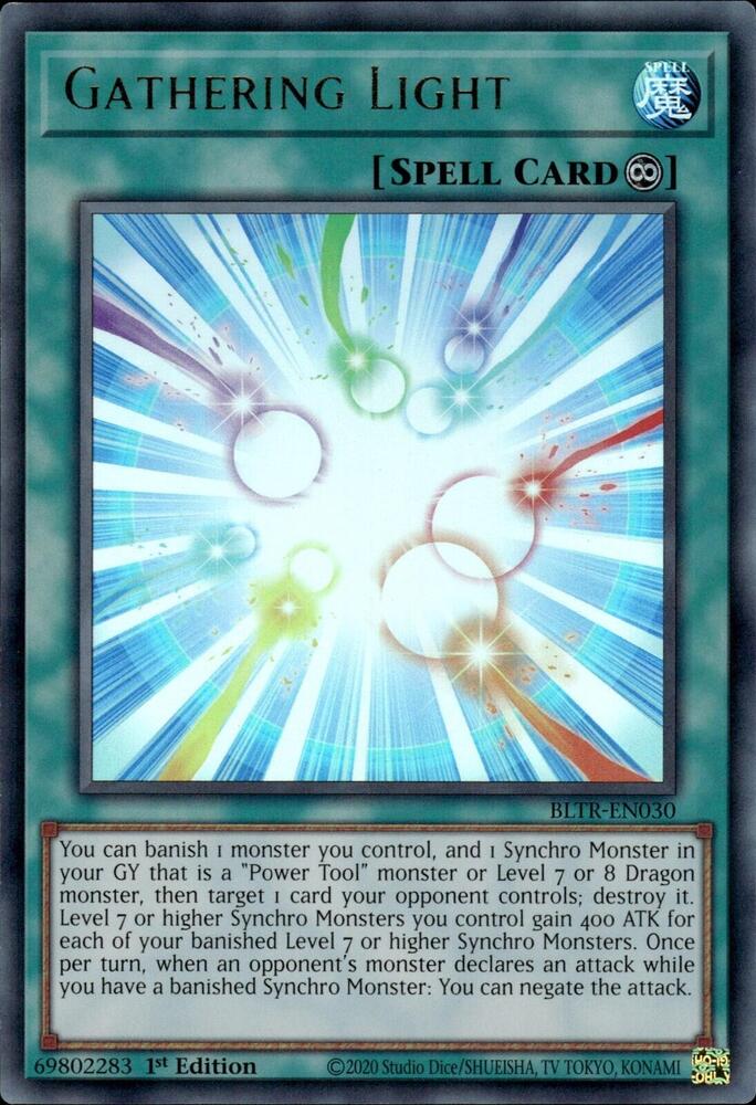 Gathering Light BLTR-EN030 (Battles of Legend: Terminal Revenge)  - 1st Edition