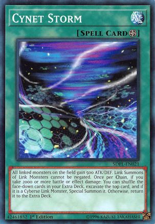 Cynet Storm (SDPL-EN021) - Common - 1st Edition - Structure Deck: Powercode Link