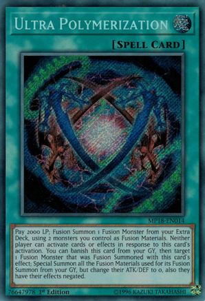 Ultra Polymerization (MP18-EN014) - Secret Rare - 2018 Mega-Tins Mega Pack