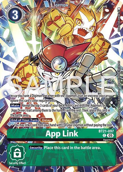 App Link BT21-097 C (Limited Card Pack -Another Knight-)  - Foil