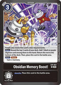 Obsidian Memory Boost LM-053 P (Limited Card Pack -Another Knight-)  - Foil