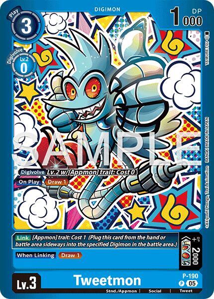Tweetmon P-190 P (Limited Card Pack -Another Knight-)  - Foil
