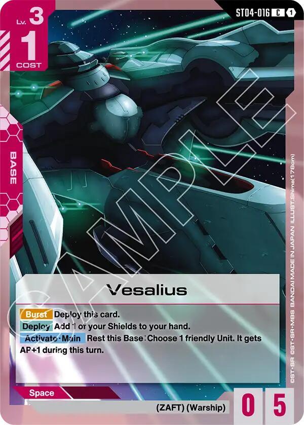 Vesalius ST04-016 (Starter Deck 09: Destiny Ignition) 