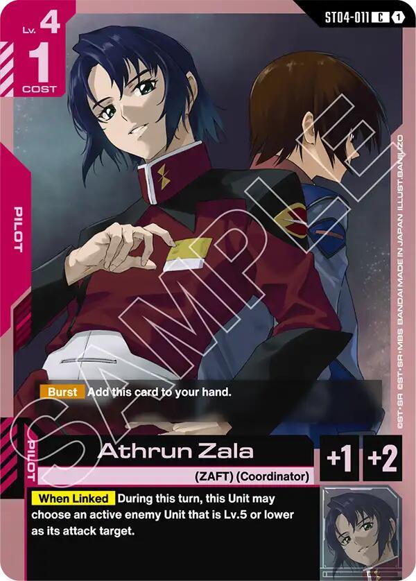 Athrun Zala ST04-011 (Starter Deck 09: Destiny Ignition) 