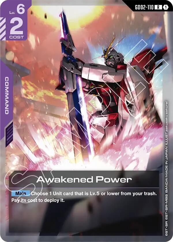 Awakened Power GD02-110 (Starter Deck 09: Destiny Ignition)  - Holofoil