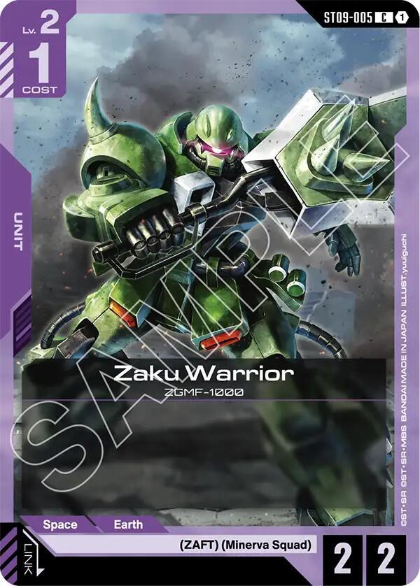 Zaku Warrior ST09-005 (Starter Deck 09: Destiny Ignition) 