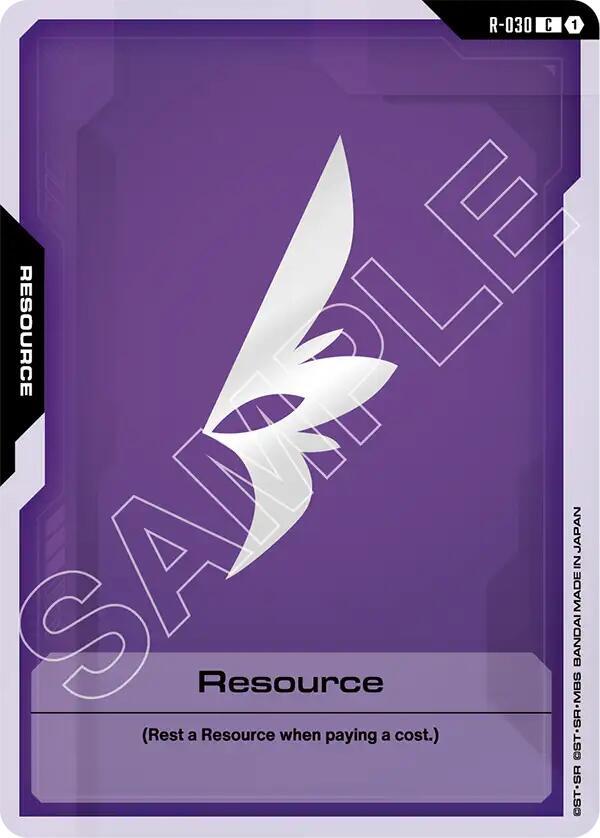 Resource R 030 R-030 (Starter Deck 09: Destiny Ignition) 