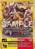 GeoGreymon BT12 038 Gold Border BT12-038 C (Advanced Booster Digimon Generation)  - Foil