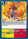 Shining Blast Reprint BT12-104 R (Advanced Booster Digimon Generation)  - Foil