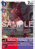 Guilmon X Antibody Reprint EX8-009 R (Advanced Booster Digimon Generation)  - Foil