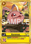 Koromon BT21 004 Gold Border BT21-004 C (Advanced Booster Digimon Generation)  - Foil