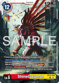 ShineGreymon BT13 018 Reprint BT13-018 R (Advanced Booster Digimon Generation)  - Foil