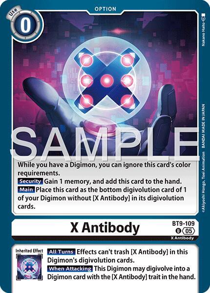 X Antibody Reprint BT9-109 U (Advanced Booster Digimon Generation)  - Foil