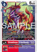 Growlmon X Antibody Reprint EX8-012 C (Advanced Booster Digimon Generation)  - Foil