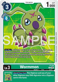 Wormmon P 118 Reprint P-118 P (Advanced Booster Digimon Generation)  - Foil