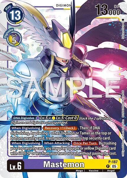 Mastemon P 187 Reprint P-187 P (Advanced Booster Digimon Generation)  - Foil