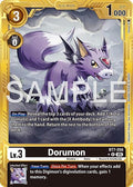 Dorumon Gold Border BT7-056 R (Advanced Booster Digimon Generation)  - Foil