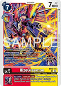 RizeGreymon BT13 015 Reprint BT13-015 C (Advanced Booster Digimon Generation)  - Foil
