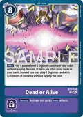 Dead or Alive Reprint BT7-109 R (Advanced Booster Digimon Generation)  - Foil