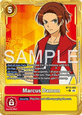 Marcus Damon BT13 095 Gold Border BT13-095 R (Advanced Booster Digimon Generation)  - Foil