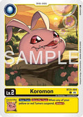 Koromon BT21 004 Reprint BT21-004 C (Advanced Booster Digimon Generation)  - Foil
