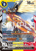 Alphamon Ouryuken ACE Reprint BT20-060 SR (Advanced Booster Digimon Generation)  - Foil