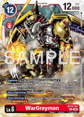 WarGreymon BT14 101 Reprint BT14-101 SEC (Advanced Booster Digimon Generation)  - Foil