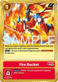Fire Rocket Gold Border BT8-095 C (Advanced Booster Digimon Generation)  - Foil