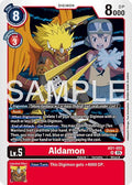 Aldamon AD1-002 SR (Advanced Booster Digimon Generation)  - Foil