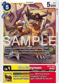 GeoGreymon BT12 038 Reprint BT12-038 C (Advanced Booster Digimon Generation)  - Foil
