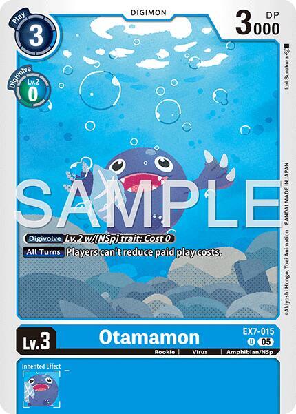Otamamon Reprint EX7-015 U (Advanced Booster Digimon Generation)  - Foil