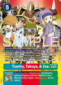 Tommy Takuya and Zoe Alternate Art AD1-020 R (Advanced Booster Digimon Generation)  - Foil