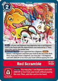 Red Scramble Reprint LM-027 P (Advanced Booster Digimon Generation)  - Foil