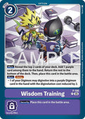 Wisdom Training Reprint P-108 P (Advanced Booster Digimon Generation)  - Foil