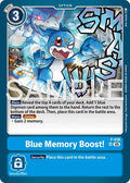 Blue Memory Boost Reprint P-036 SR (Advanced Booster Digimon Generation)  - Foil