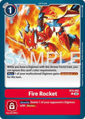 Fire Rocket Reprint BT8-095 C (Advanced Booster Digimon Generation)  - Foil