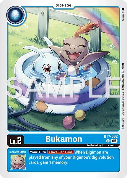 Bukamon Reprint BT7-002 U (Advanced Booster Digimon Generation)  - Foil